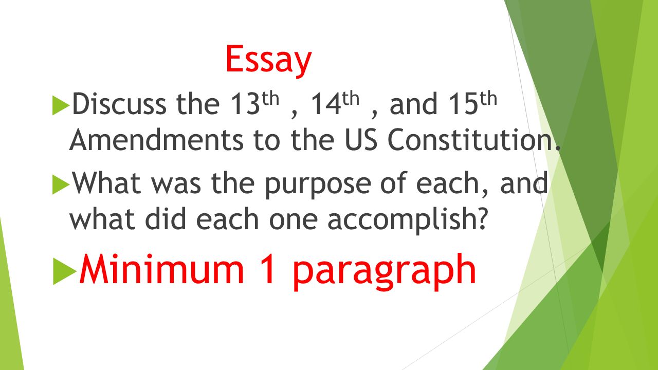 Effects of Radical Reconstruction Essay Sample
